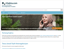 Tablet Screenshot of gajimu.com